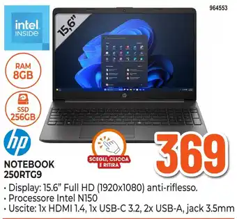 Hp NOTEBOOK 250RTG9