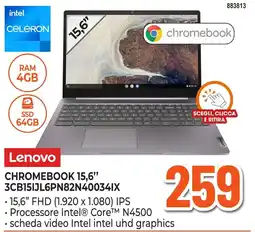 Expert Di Lella Lenovo CHROMEBOOK 15,6" offerta