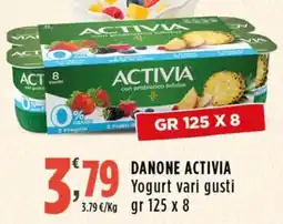 Rossotono Carrefour Danone Activia Yogurt vari gusti offerta