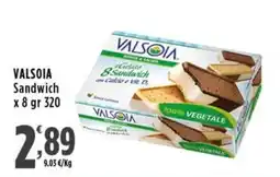 Rossotono Carrefour Valsolia sandwich offerta