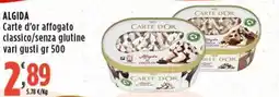 Rossotono Carrefour Carte d'or affogato classico offerta