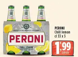 Rossotono Carrefour Peroni Chill Lemon offerta