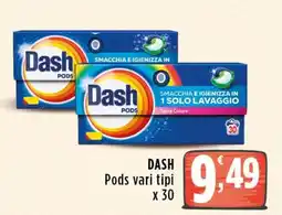 Rossotono Carrefour Dash Pods offerta