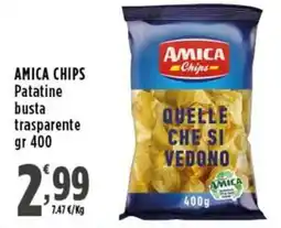 Rossotono Carrefour Amica chips patatine offerta