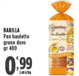 Rossotono Carrefour Barilla Pan bauletto grano duro offerta