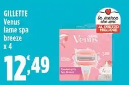 Rossotono Carrefour Gillette Venus lame spa breeze offerta