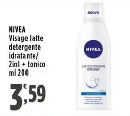 Rossotono Carrefour NIVEA Visage latte detergente idratante offerta