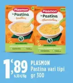 Rossotono Carrefour Plasmon Pastina offerta