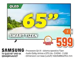 Expert Di Lella Samsung TV QLED 65" UHD 4K offerta