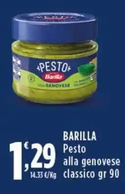 Rossotono Carrefour Barilla Pesto alla genovese classico offerta