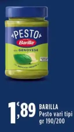 Rossotono Carrefour Pesto Barilla offerta