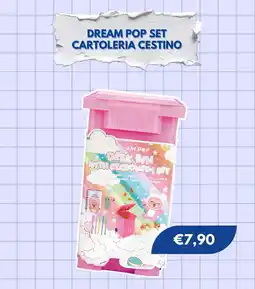 Sirene Blu Dream Pop set cartoleria cestino offerta