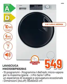 Expert Di Lella Lavasciuga Haier offerta