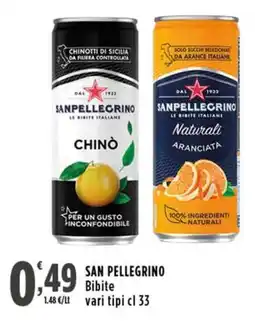 Rossotono Carrefour San Pellegrino Bibite offerta