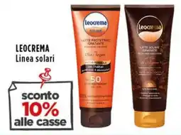 Rossotono Carrefour Leocrema Linea solari offerta