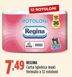Rossotono Carrefour Carta igienica maxi Regina offerta