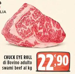 Rossotono Carrefour Chuck Eye Roll di Bovino adulto swami beef offerta