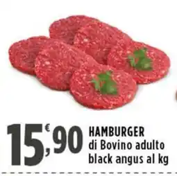 Rossotono Carrefour Hamburger di Bovino adulto black angus offerta