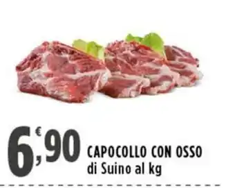 Rossotono Carrefour Capocollo con osso di Suino offerta
