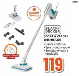 Expert Di Lella Black+Decker scopa a vapore offerta