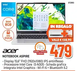 Expert Di Lella Acer Notebook Aspire offerta