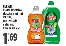 Rossotono Carrefour Nelson Piatti detersivo classico offerta