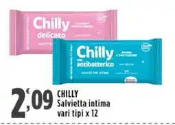 Rossotono Carrefour Chilly Salvietta intima offerta