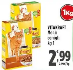 Rossotono Carrefour Vitakraft Menù conigli offerta
