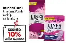 Rossotono Carrefour Lines specialist assorbenti/pants offerta