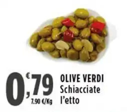 Rossotono Carrefour Olive verdi schiacciate offerta