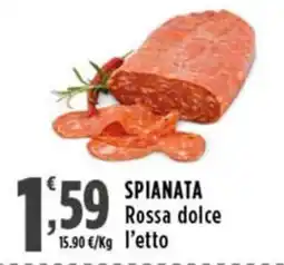Rossotono Carrefour Spianata Rossa dolce offerta