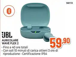 Expert Di Lella JBL Auricolare Wave Flex 2 offerta