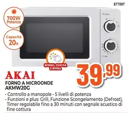 Expert Di Lella Akai forno a microonde akmw20g offerta