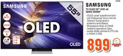 Expert Di Lella Samsung TV OLED 55" UHD 4K Serie 55S90F offerta