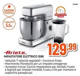 Expert Di Lella Ariete impastatore elettrico 1598 offerta