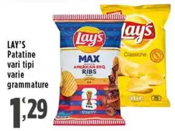 Rossotono Carrefour Lay's Patatine offerta