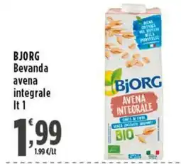 Rossotono Carrefour Bjorg bevanda avena integrale offerta