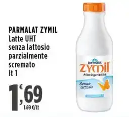 Rossotono Carrefour Parmalat Zymil Latte UHT senza lattosio parzialmente scremato offerta