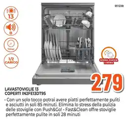 Expert Di Lella Lavastoviglie 13 coperti IN2FE13DT9S offerta