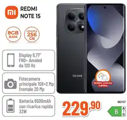 Expert Di Lella Redmi Note 15 offerta
