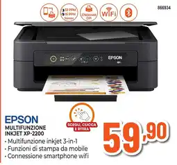Expert Di Lella Epson multifunzione inkjet xp-2200 offerta