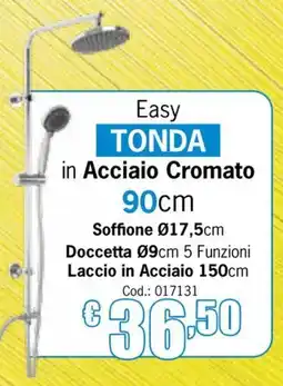 Centro Brico Easy TONDA in Acciaio Cromato offerta