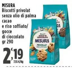 Rossotono Carrefour Biscotti privolat Misura offerta