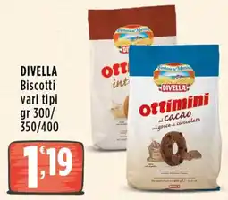 Rossotono Carrefour Divella biscotti vari tipi offerta
