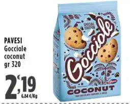 Rossotono Carrefour Pavesi Gocci ole coconut offerta