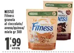 Rossotono Carrefour Nestlé Fitness granola offerta