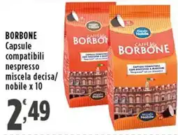 Rossotono Carrefour Capsule compatibili nespresso miscela decisa/nobile offerta