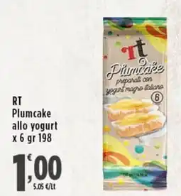 Rossotono Carrefour RT Plumcake allo yogurt offerta