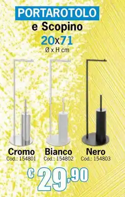 Centro Brico PORTAROTOLO e Scopino offerta