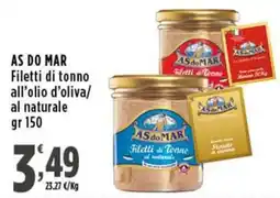 Rossotono Carrefour AS do MAR Filetti di Tonno offerta